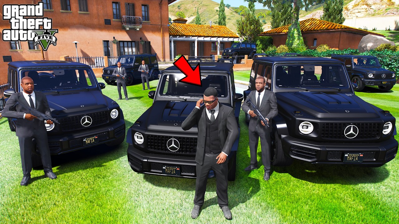 Franklin Becomes Mafia's Bodyguard in GTA 5 | SHINCHAN and CHOP