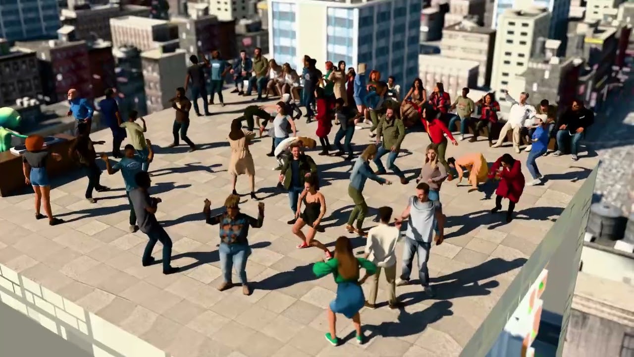 We are the Background People | Release Trailer | Blender add-on for Crowds and Population