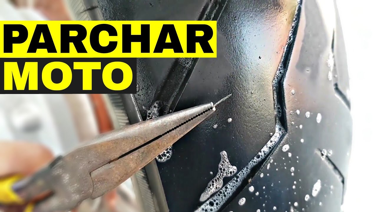 C&oacute;mo Reparar - Parchar Llanta Ponchada/Pinchada De Motocileta En 5 Min