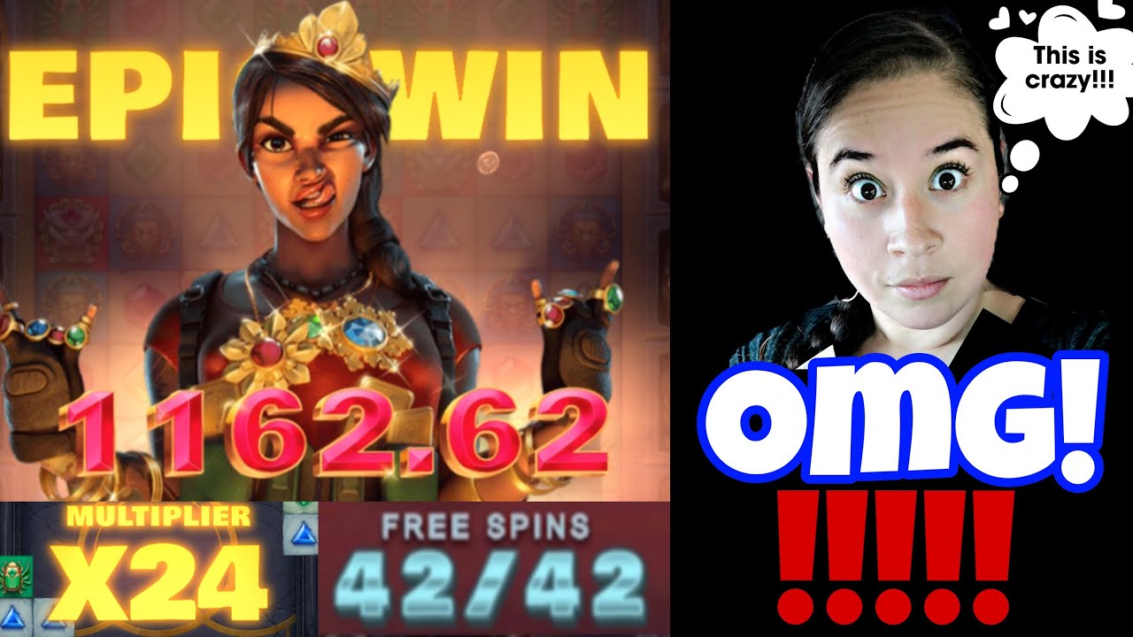 SUPER INSANELY HUGE, 24X, 42 FREE SPIN CLUSTER TUMBLE BONUS FROM CHUMBA CASINO!
