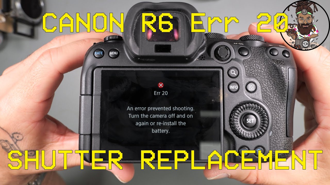 Canon R6: Error 20 - Full Teardown and Shutter Replacement