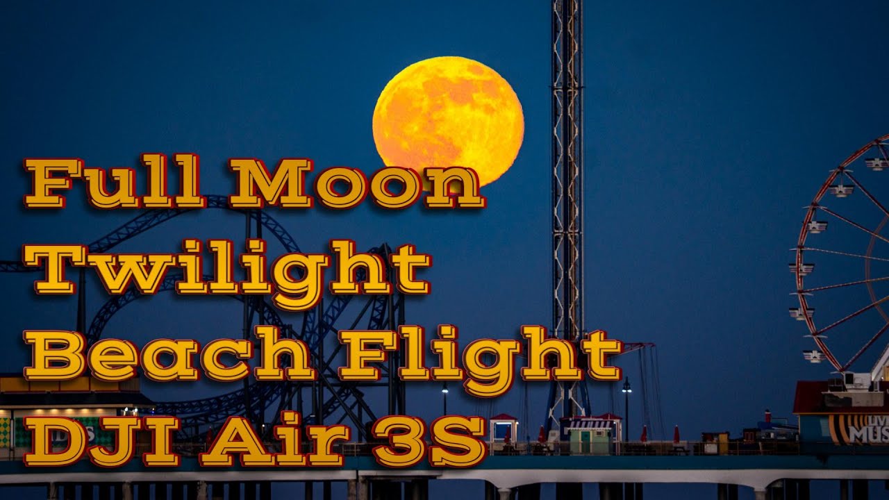 Beach Twilight Flight  #galvestontexas #fullmoon #beachvibes #sunset