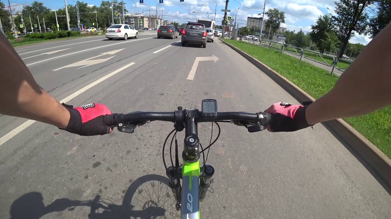 Просто катаюсь по городу на велосипеде / Почти без монтажа