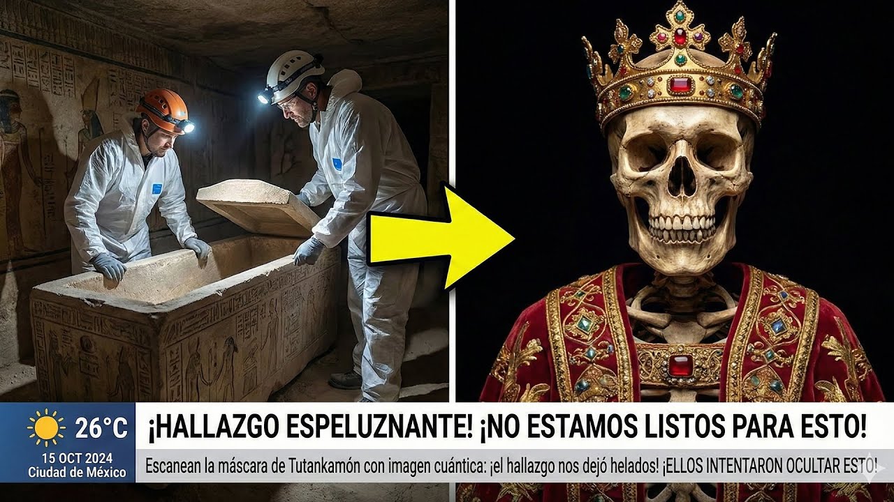 Escanearon la máscara de Tutankamón con imagen cuántica: ¡el hallazgo nos dejó helados!
