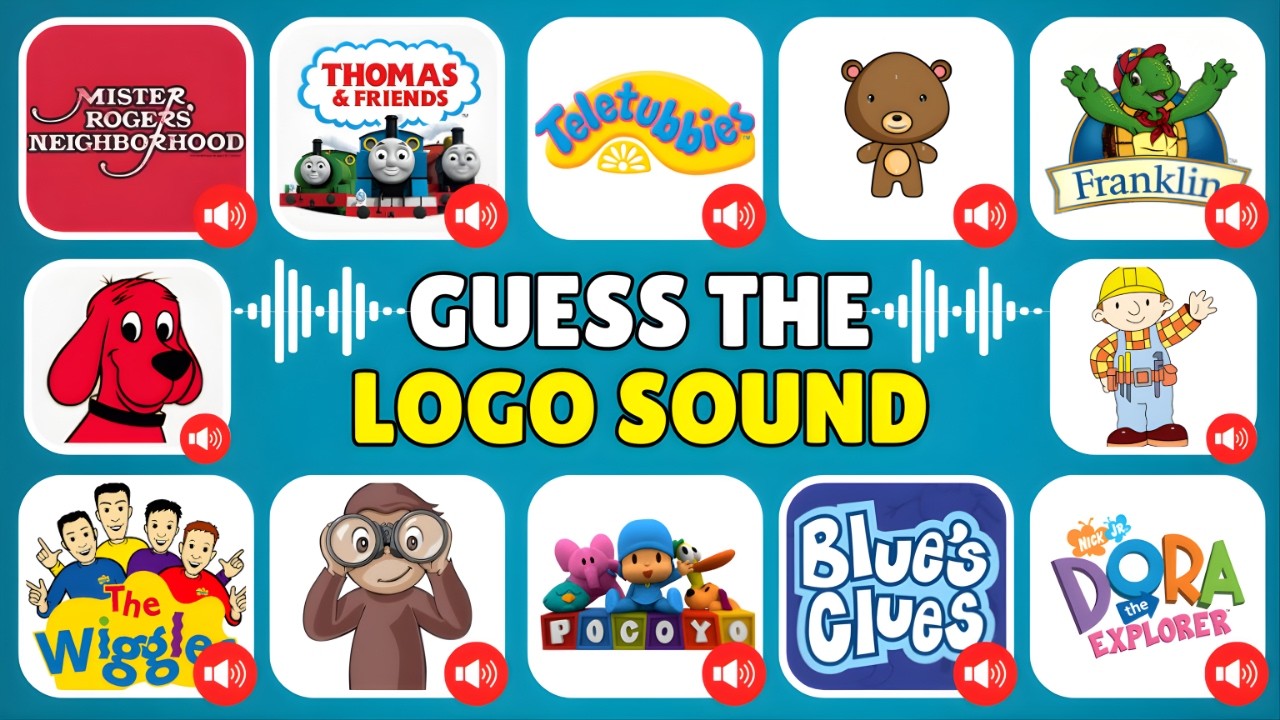 Guess The Classic Preschool Logo Sound | Early Learning Favorites | Quiz 2026