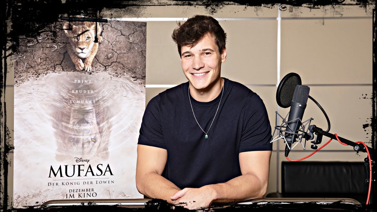 MUFASA - Interview  mit VINCENT WEISS German Deutsch (2024) Synchronsprecher TAKA erwachsen
