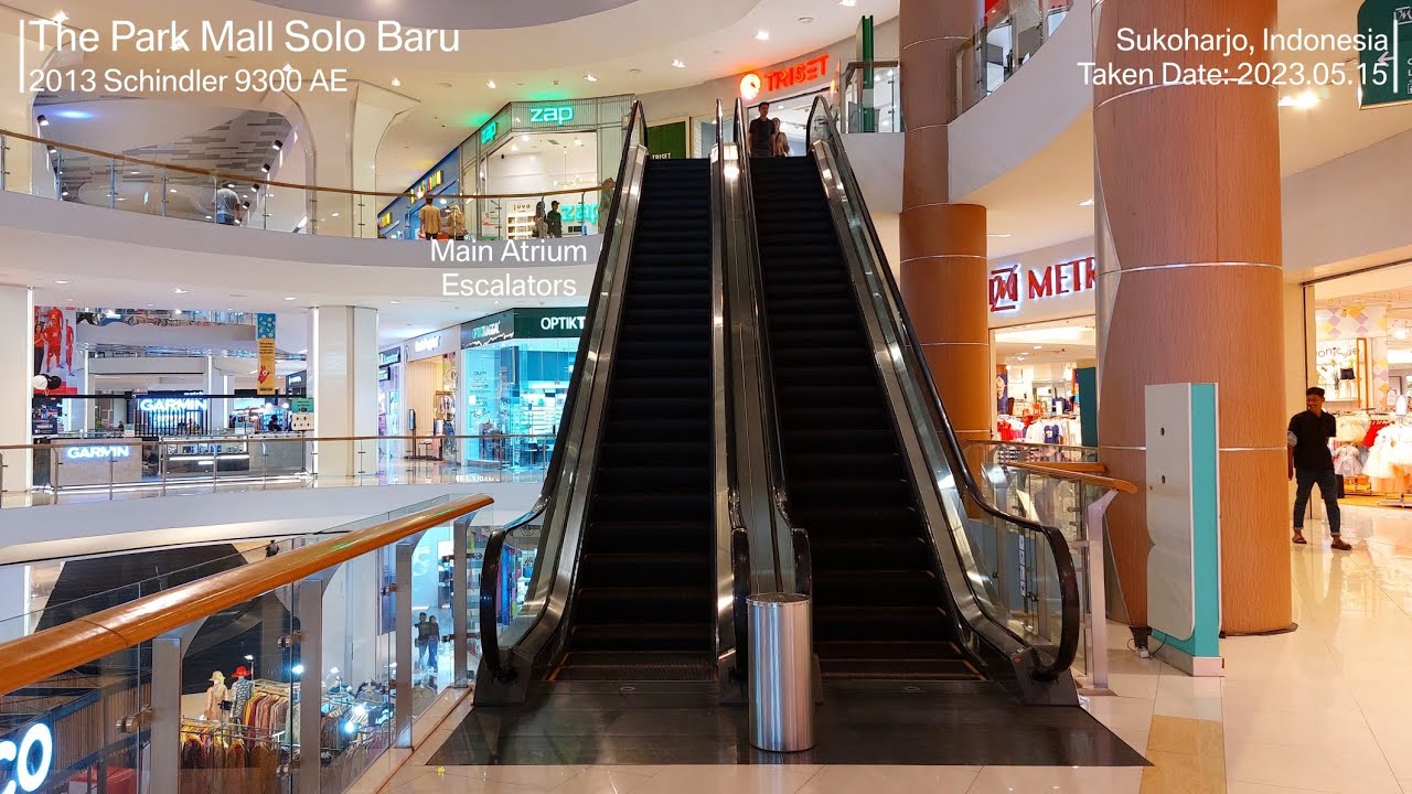Schindler 9300 AE Escalators at The Park Mall Solo Baru, Sukoharjo