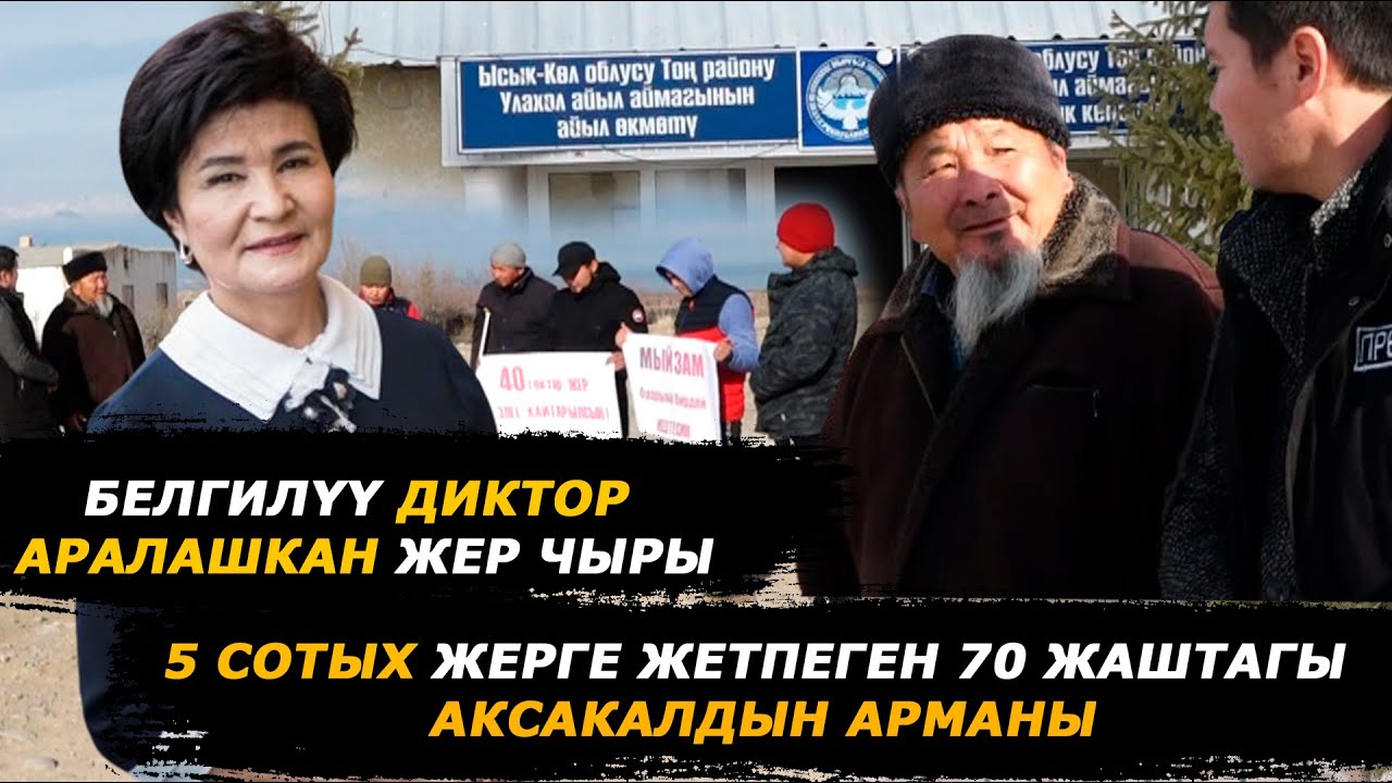 Белгилүү диктор аралашкан жер чыры