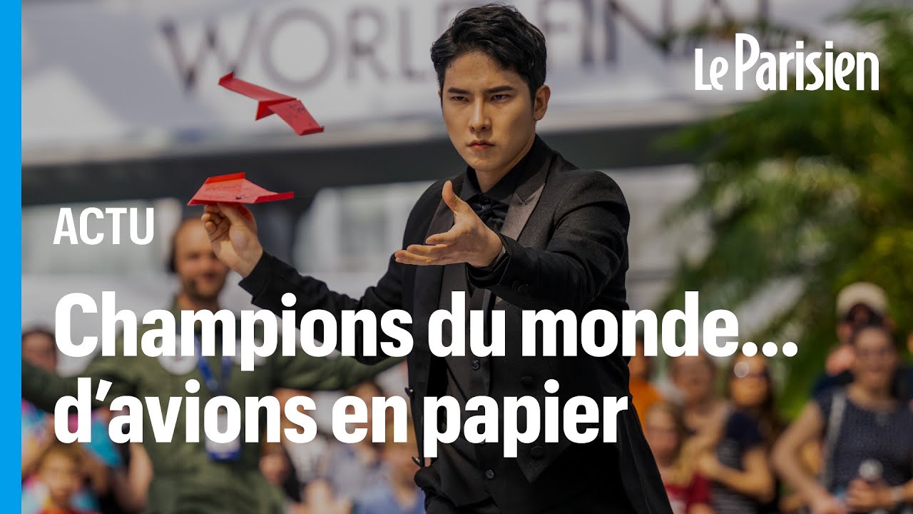 Bienvenue au championnat du monde... de lancer d&rsquo;avions en papier