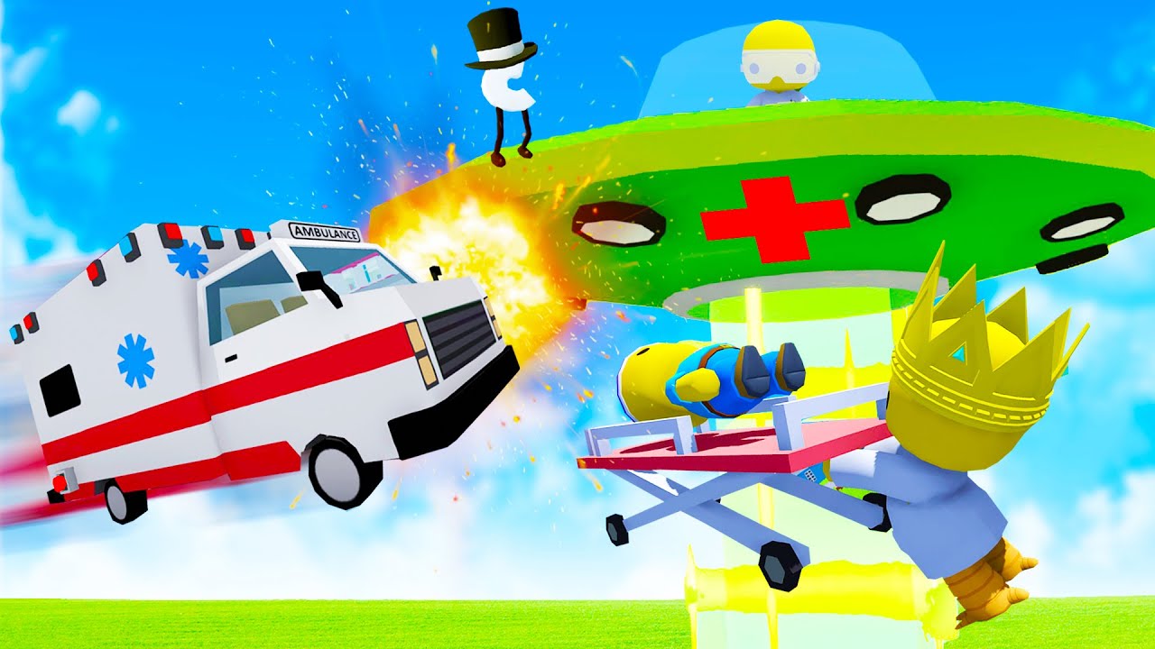 We Built a UFO Ambulance and Everything Went Wrong in Wobbly Life Multiplayer Update!
