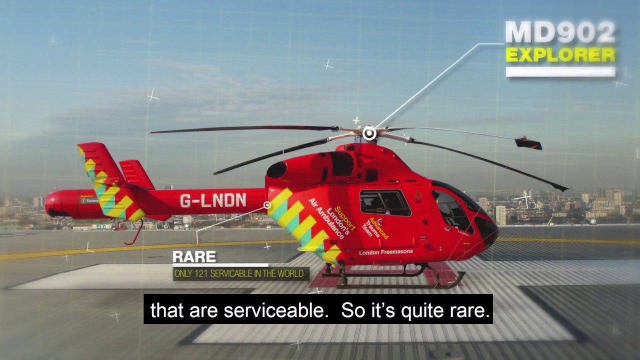An in depth look at our helicopters - The MD902 Explorer | London's Air Ambulance Charity