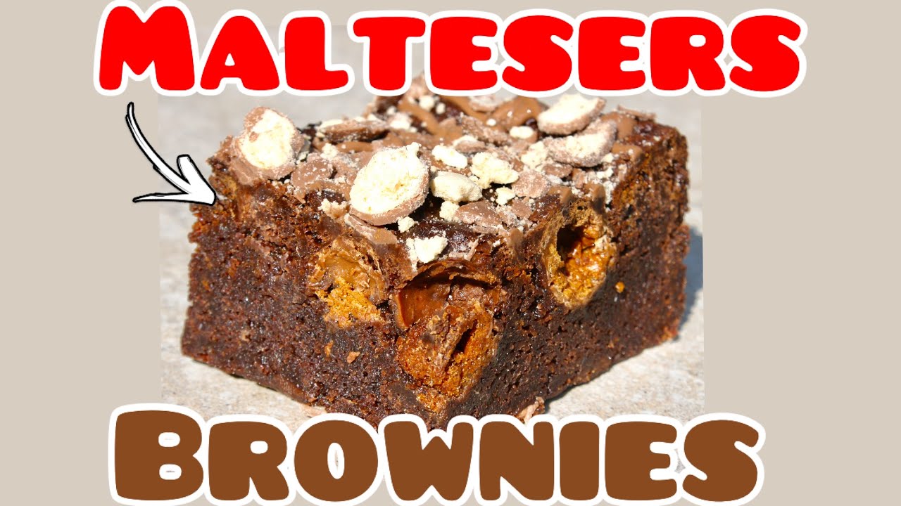How To Make Amazing Maltesers Brownies