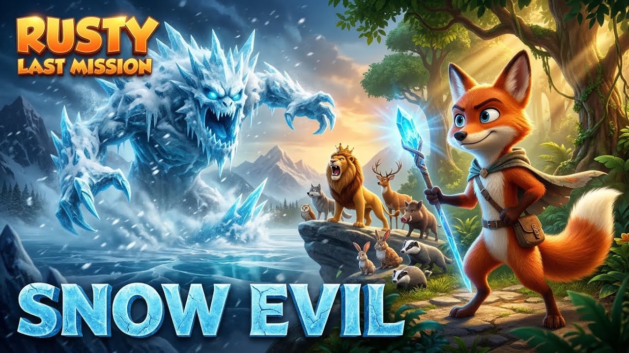 Snow Evil-Rusty last Mission | Cartoon For Kids | Hindi stories | MAcar2oon