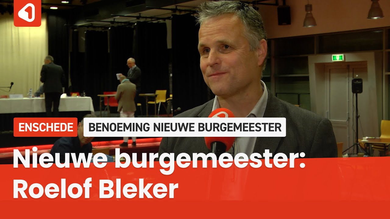 Marc Teutelink vertelt waarom Roelof Bleker de nieuwe burgemeester van Enschede is
