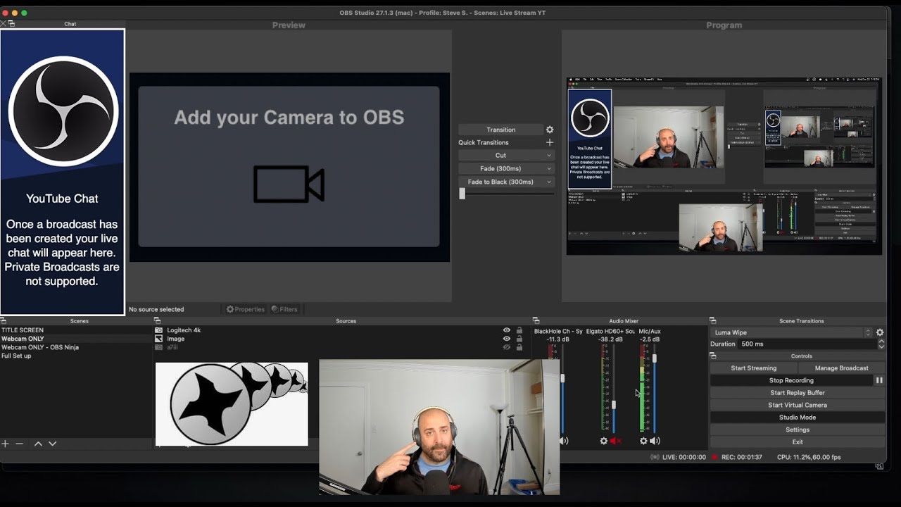 OBS Ninja - Can't Hear Audio