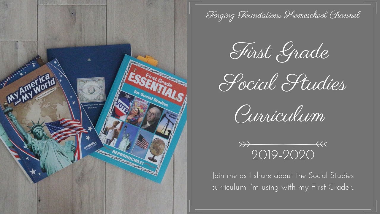 FIRST GRADE SOCIAL STUDIES CURRICULUM CHOICE | 2019-2020 Homeschool Year