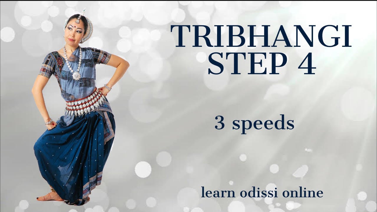 TRIBHANGA 4 in 3 SPEEDS I ODISSI DANCE for Beginners I Learn Odissi Online