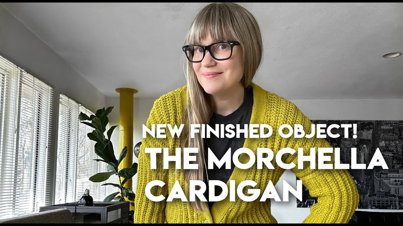 A new finished object - the perfect yellow cardigan