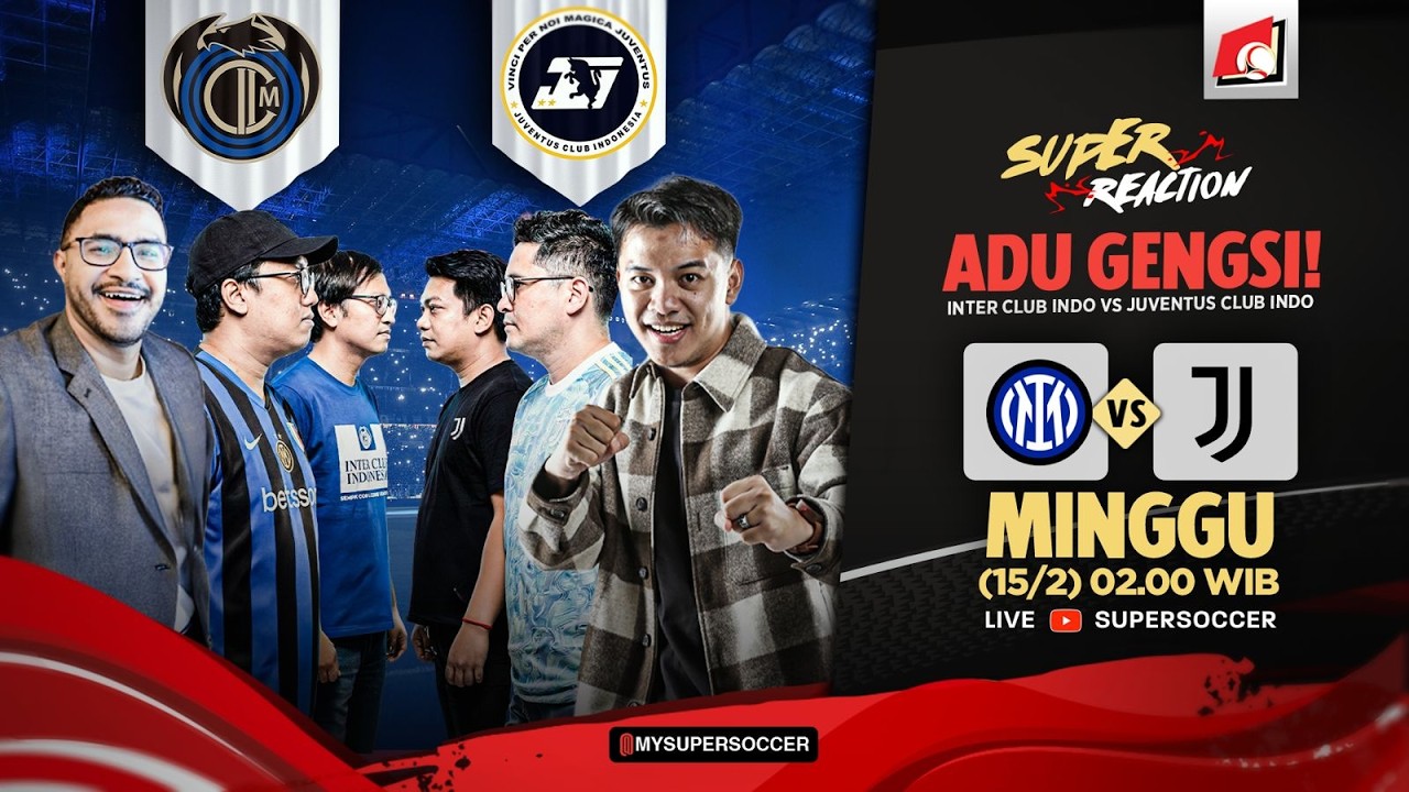 🔴 INTER MILAN VS JUVENTUS | LIVE SUPER REACTION SERIE A 25/26