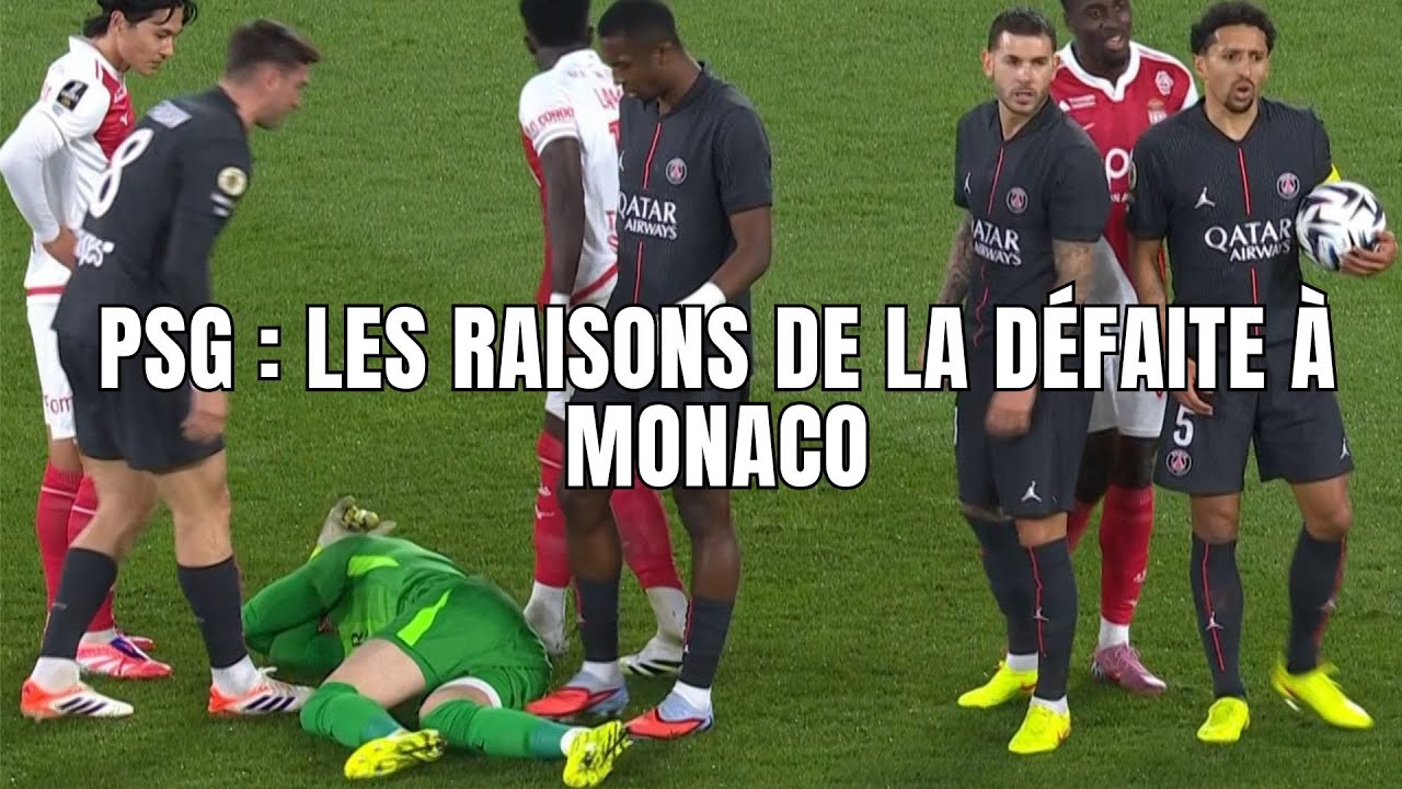 MONACO 1-0 PSG : ANALYSE TACTIQUE DU MATCH