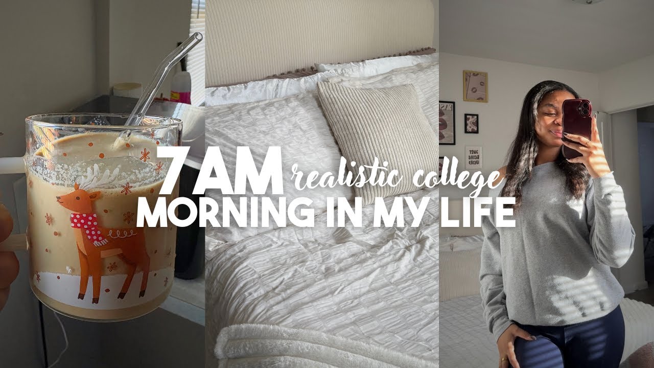 Realistic 7AM College Morning Routine