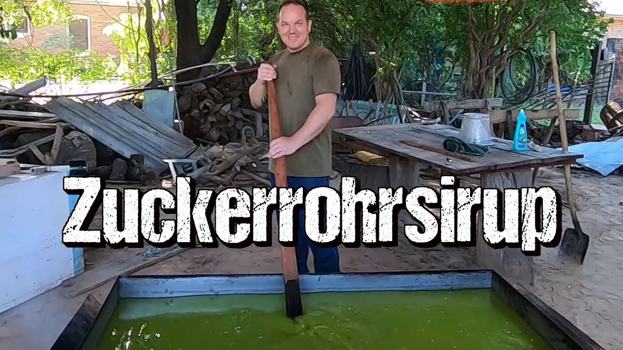 So macht man in Paraguay aus Zuckerrohr einen leckeren Zuckerrohrsirup! -DIY