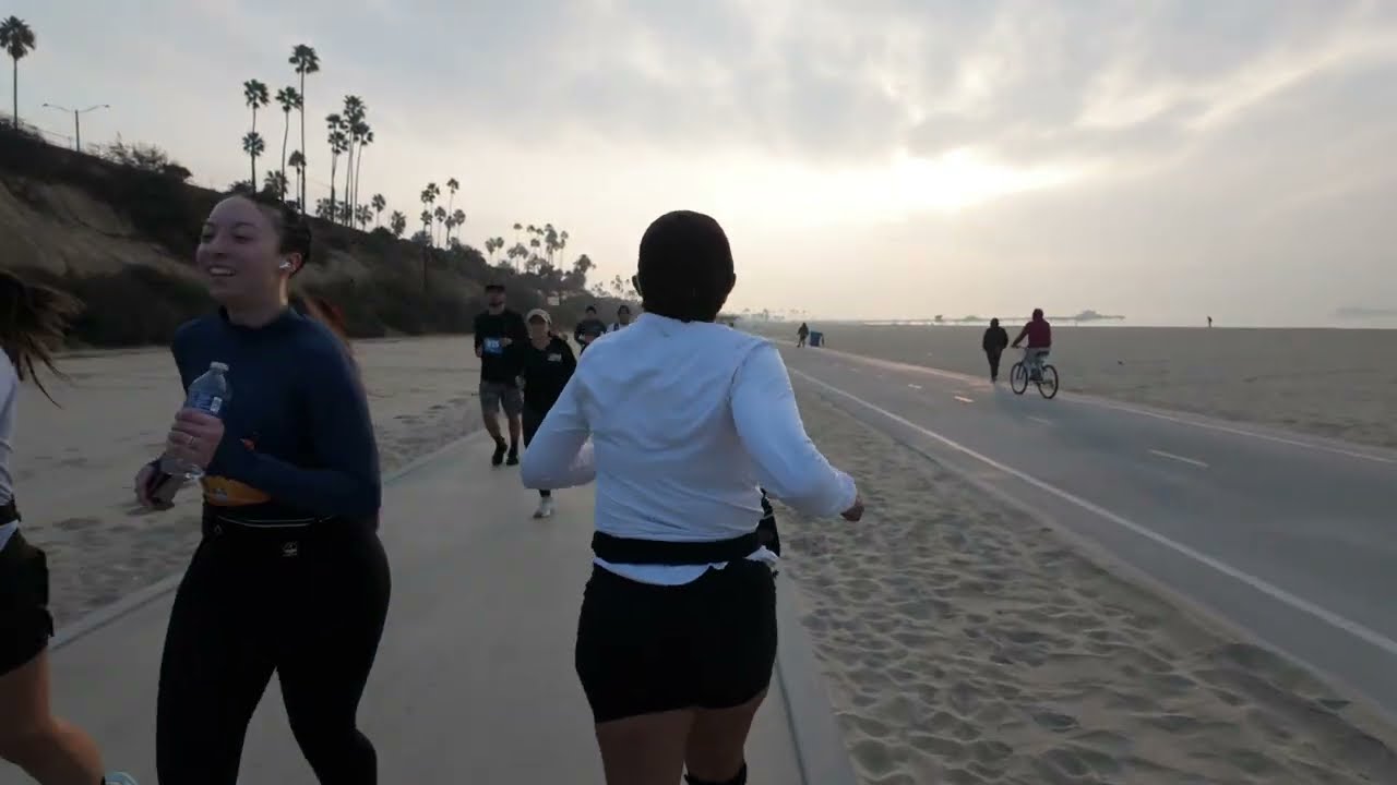 Relaxing Long Beach 10K with Califlow Runs!