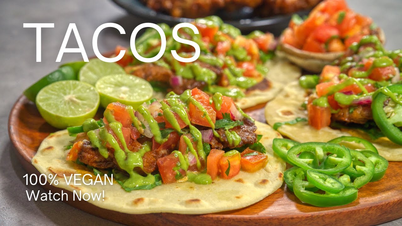 Alkaline Vegan Tacos | Fried King Oyster Mushroom Tacos 🌮