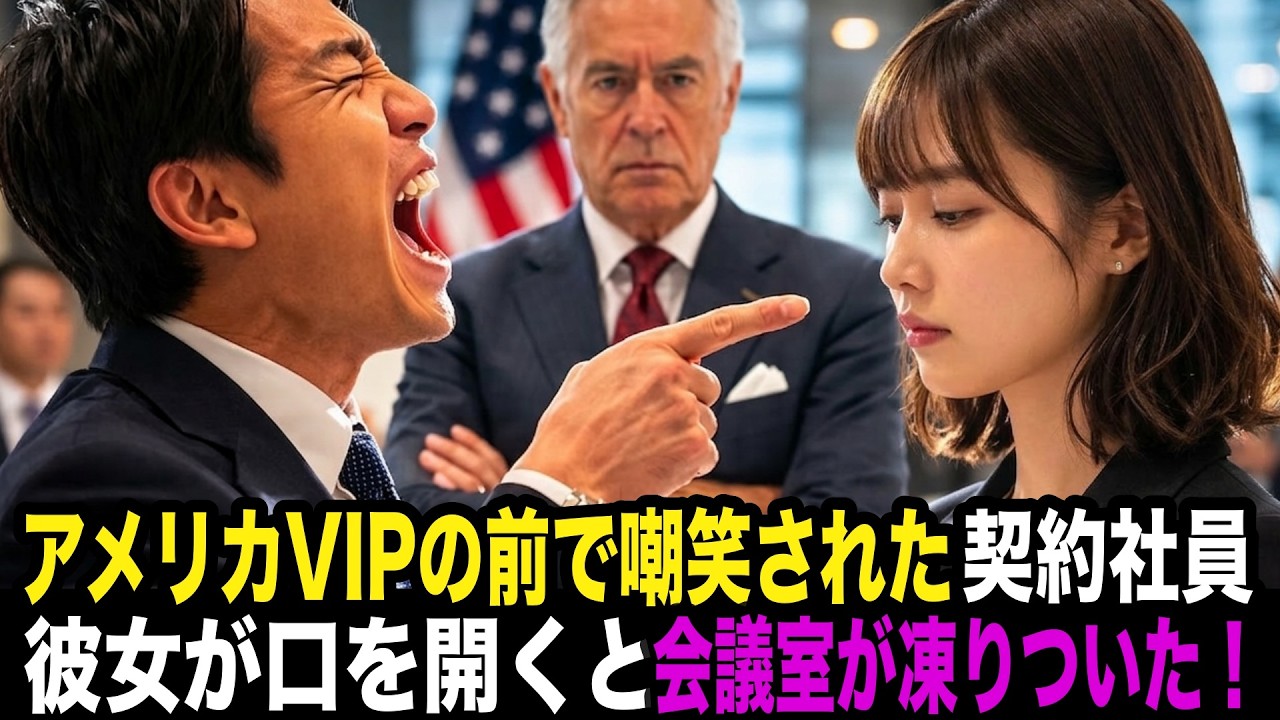 「派遣のくせに英語？」アメリカVIPの前で嘲笑された26歳契約社員...しかし彼女が口を開くと会議室が凍りついた