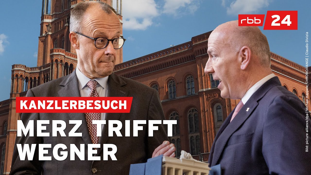 Zwischen Spannung und Diplomatie: Friedrich Merz zu Besuch bei Kai Wegner