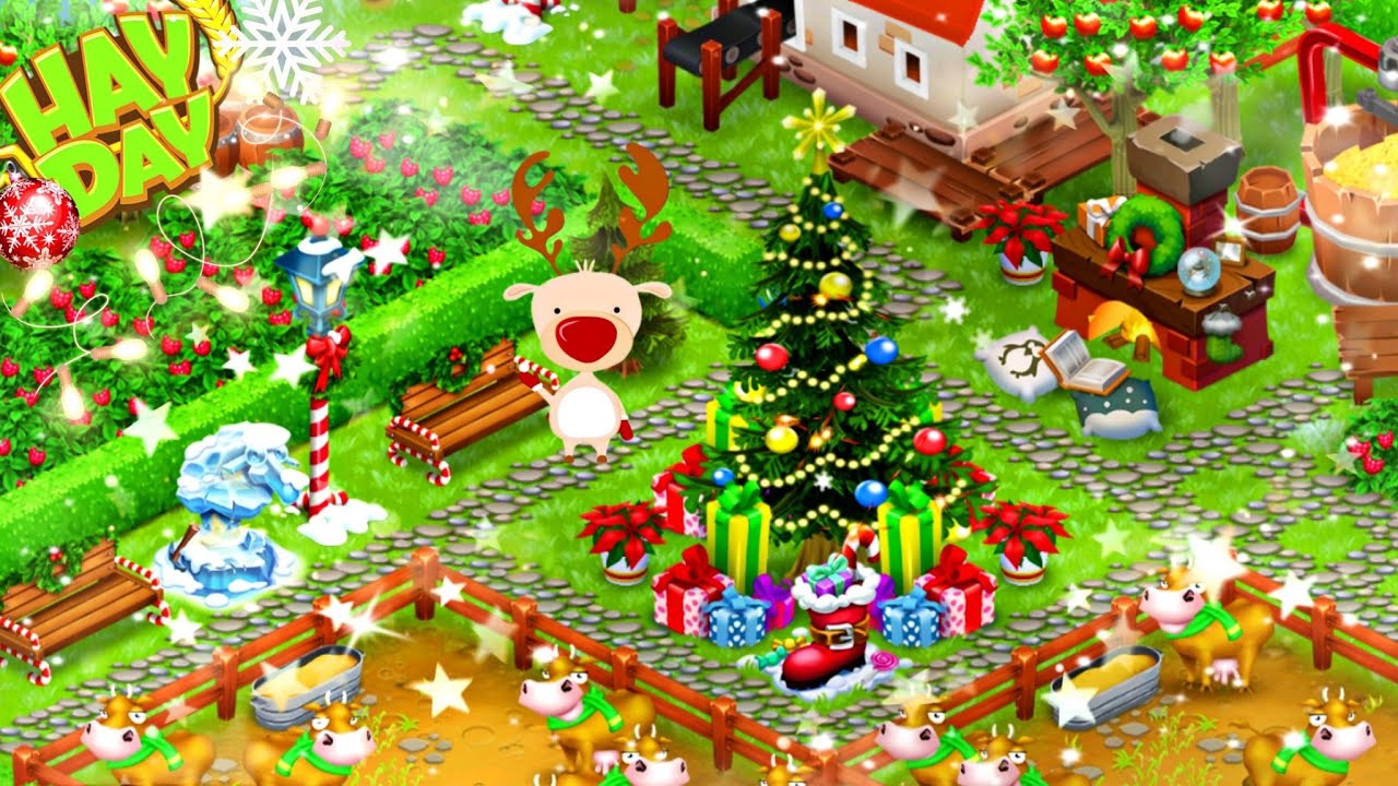 Ферма HayDay/Прохождение#37/Праздник к нам приходит!Новый год на ферме!Дарю Новогодний настрой/Ур.50