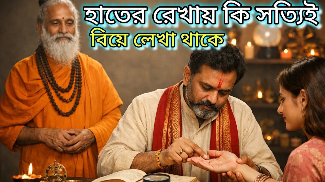 হাতের রেখায় কি সত্যিই তাড়াতাড়ি বিয়ে লেখা থাকে? | গুরুদেবের চূড়ান্ত সত্য #bhagavadgita 