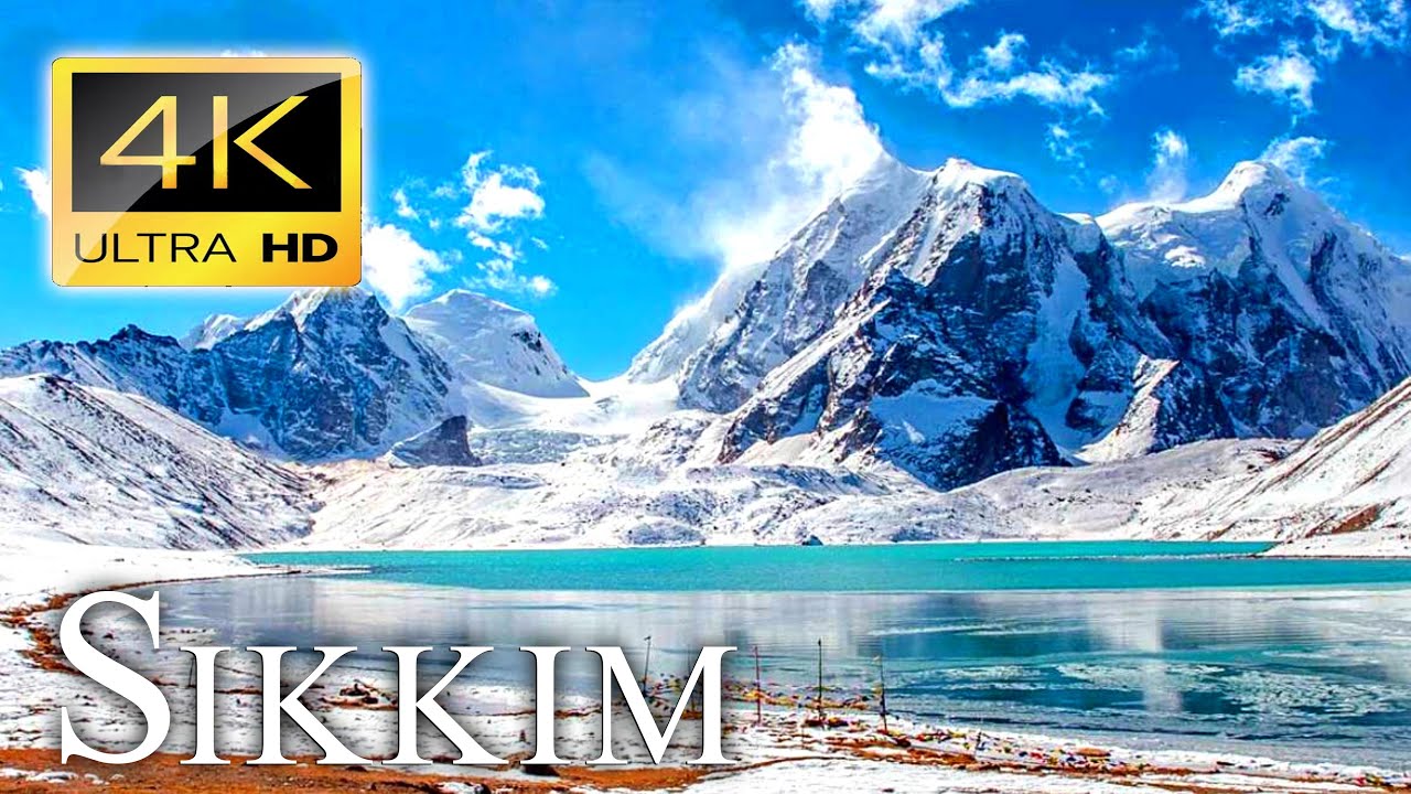 Sikkim State of India in Mesmerizing HDR 4K Drone Video | Ultra HD | Relaxing Music and Bird Sounds