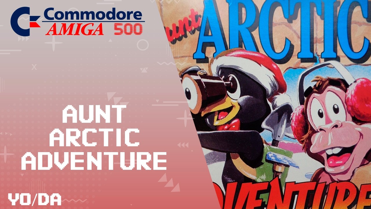 Aunt Arctic Adventure  - AMIGA 500 / gameplay /