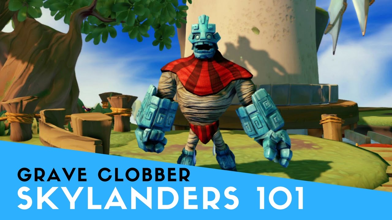 Skylanders 101 Grave Clobber with Face Cam