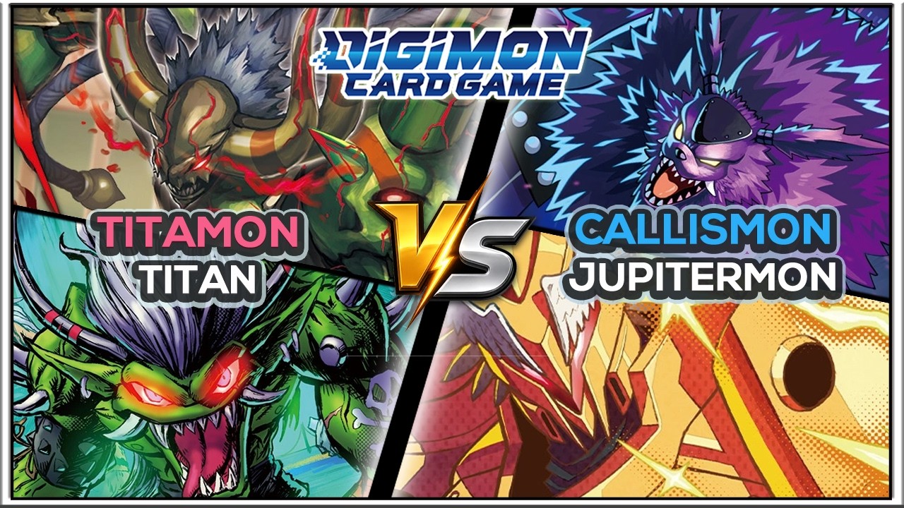 *NEW* Titamon vs Callismon & Jupitermon &bull; BT25 Gameplay | DCGO Beta | Digimon TCG