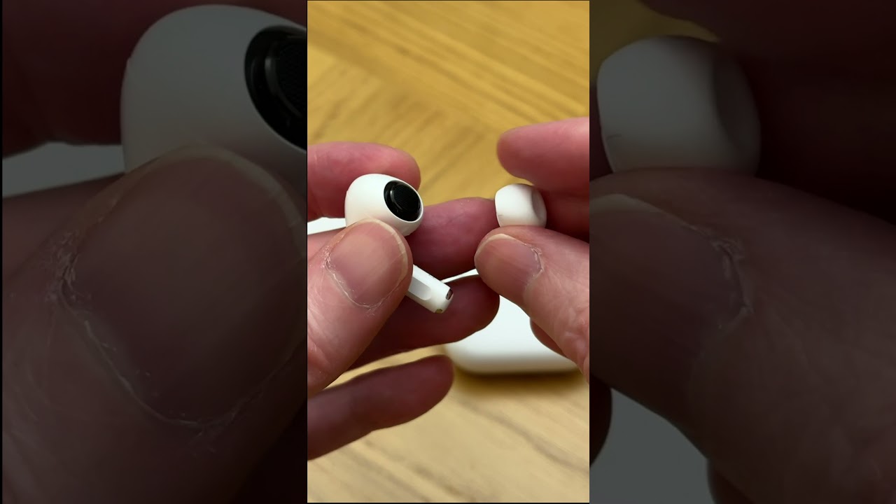 Как поменять амбушюры AirPods Pro
