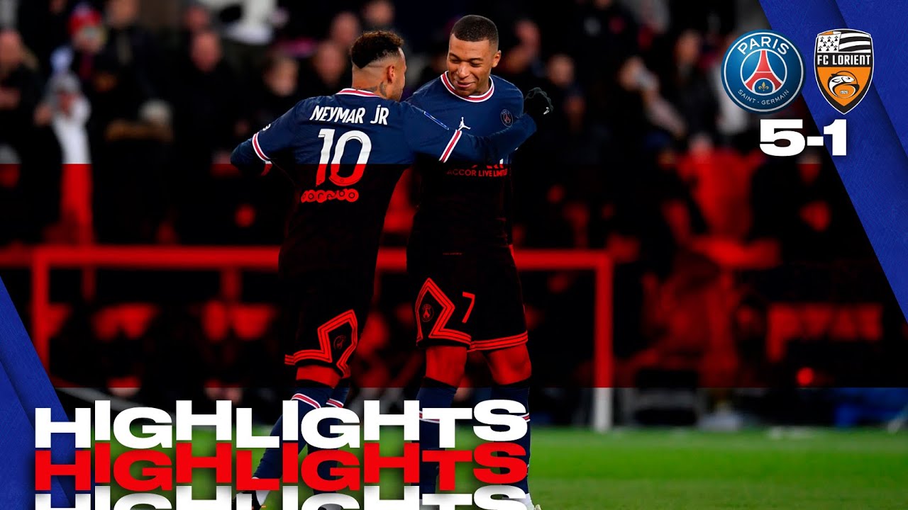 HIGHLIGHTS | PSG 5-1 LORIENT | Mbapp&eacute;, Neymar Jr & Messi ⚽️
