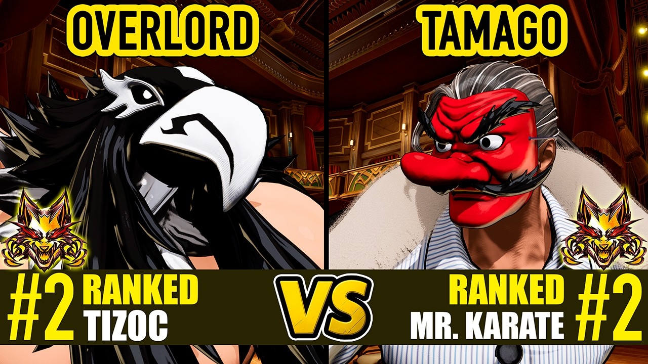 FF COTW ▰ OVERLORD (#2 Ranked Tizoc) vs TAMAGO (#2 Ranked Mr. Karate) ▰ High Level Gameplay