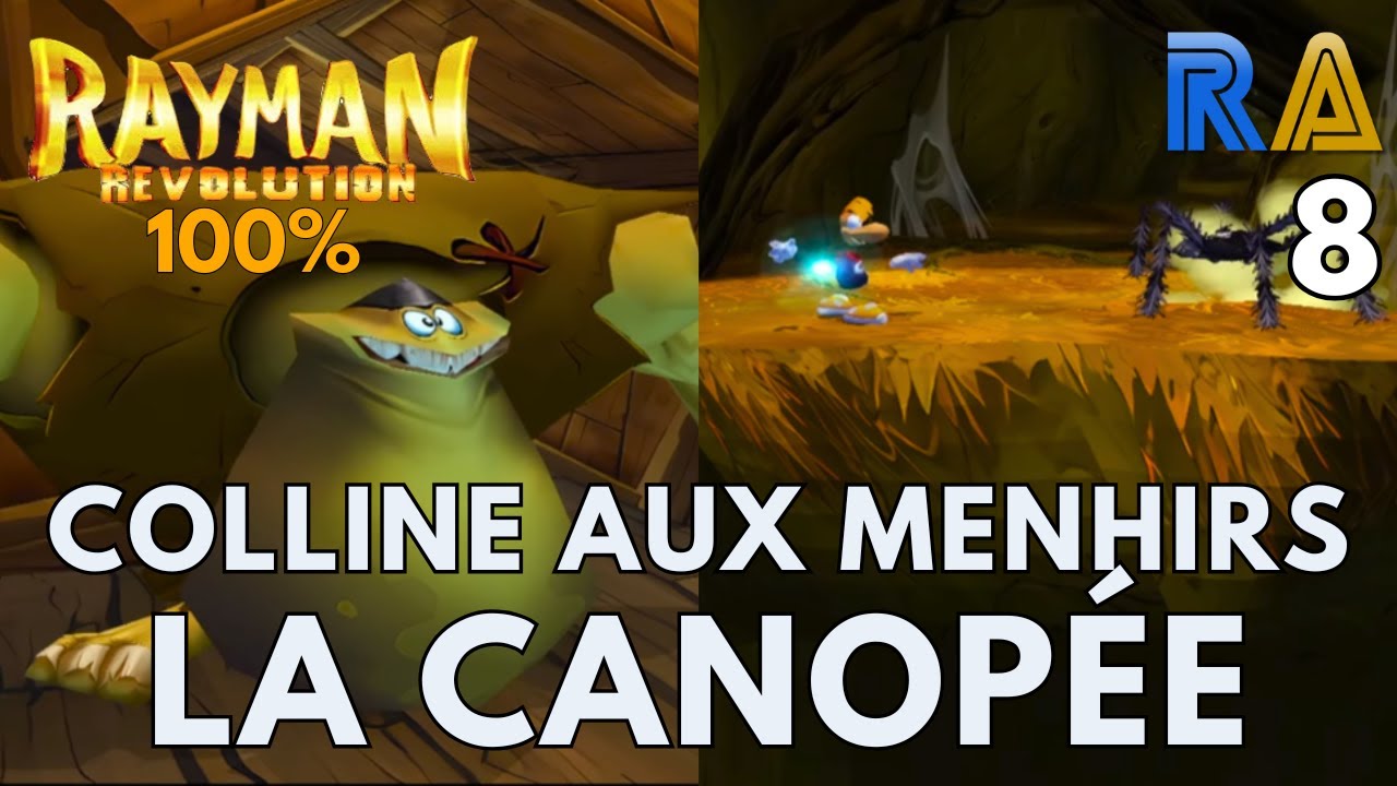 Rayman 2 Revolution 100% - Partie 8 : Retour à la Colline aux Menhirs & La Canopée [1440p60]