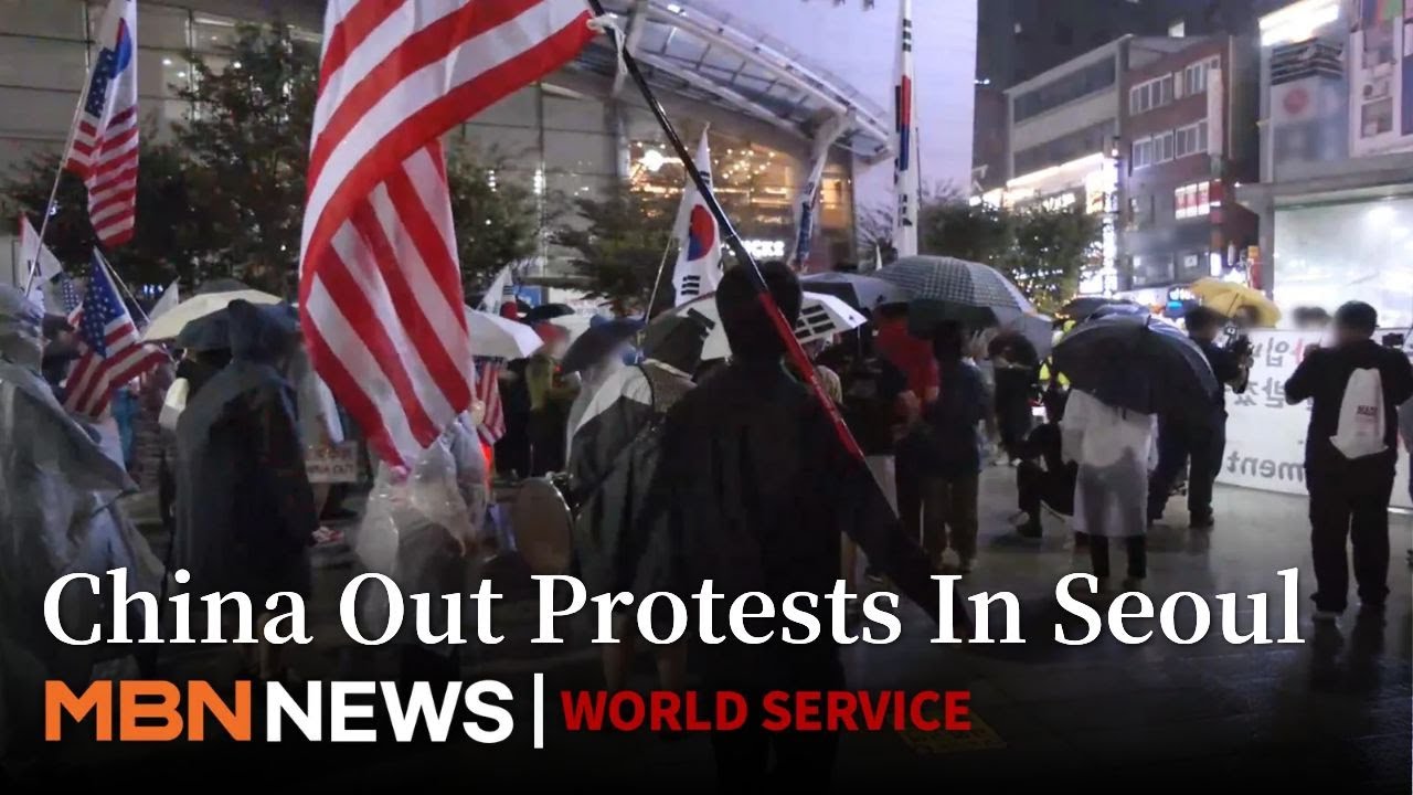 Anti-China Protests in Seoul Spark Tensions as Government Warns of Strong Action