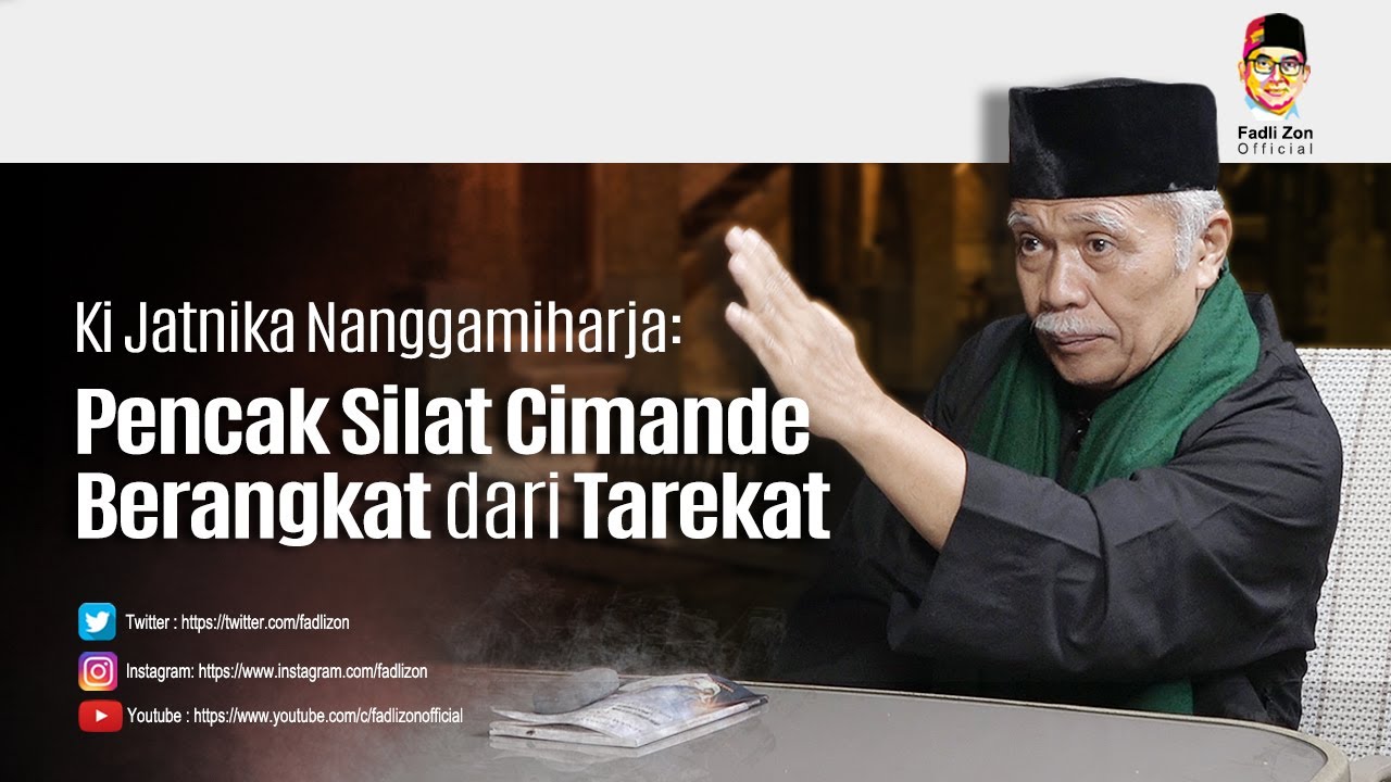 Ki Jatnika Nanggamiharja: Pencak Silat Cimande Berangkat dari Tarekat
