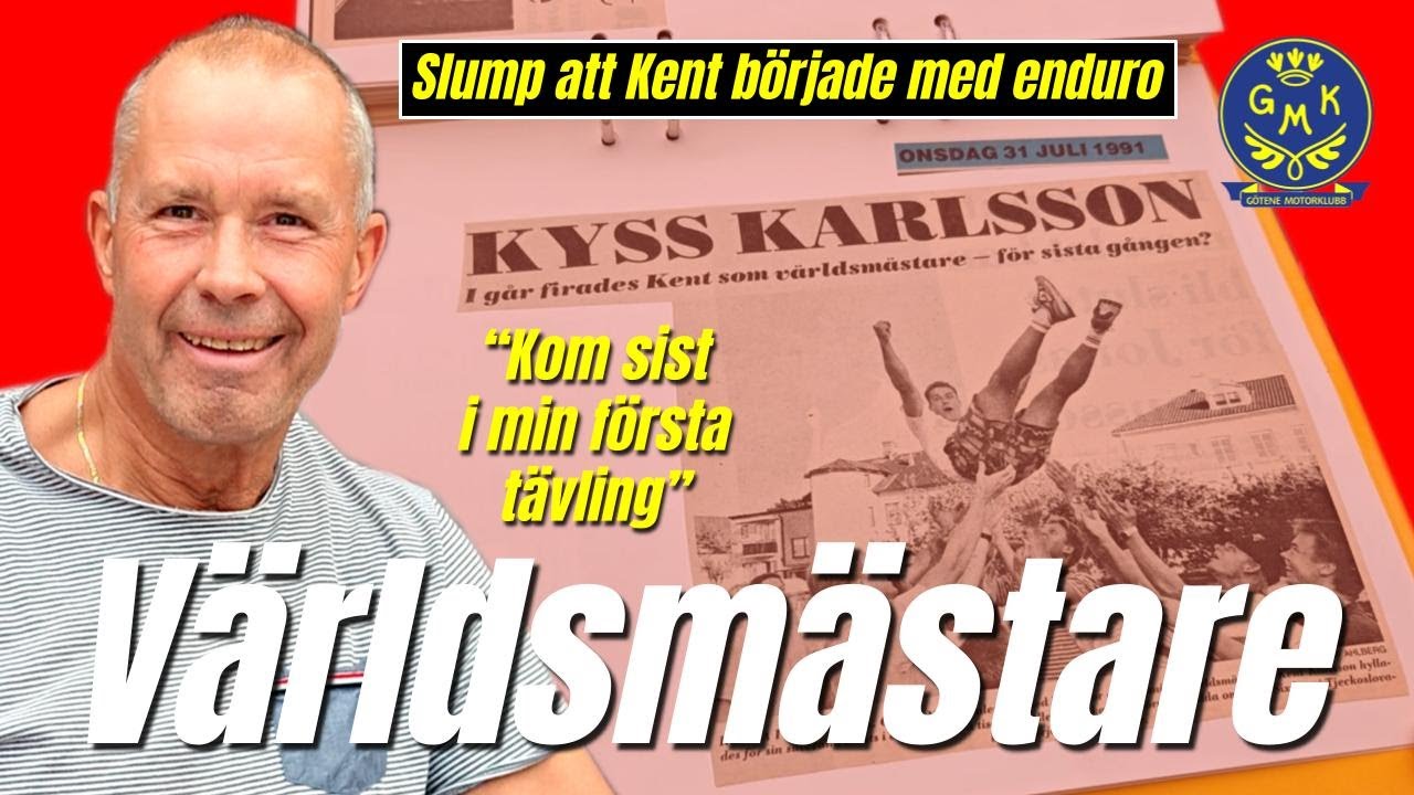 GÖTENE MK: Kent Karlsson berättar om hur han blev världsmästare i enduro 1991.