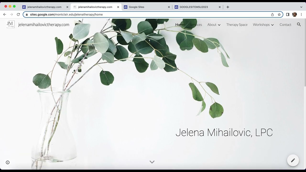 Google Sites Tutorial 2023