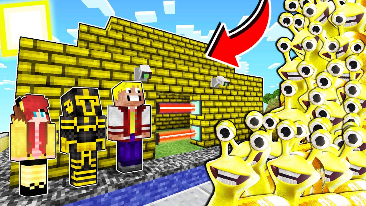 BASE 100% SEGURA VS APOCALIPSIS DE SLOW SELINE GARTEN OF BANBAN EN MINECRAFT