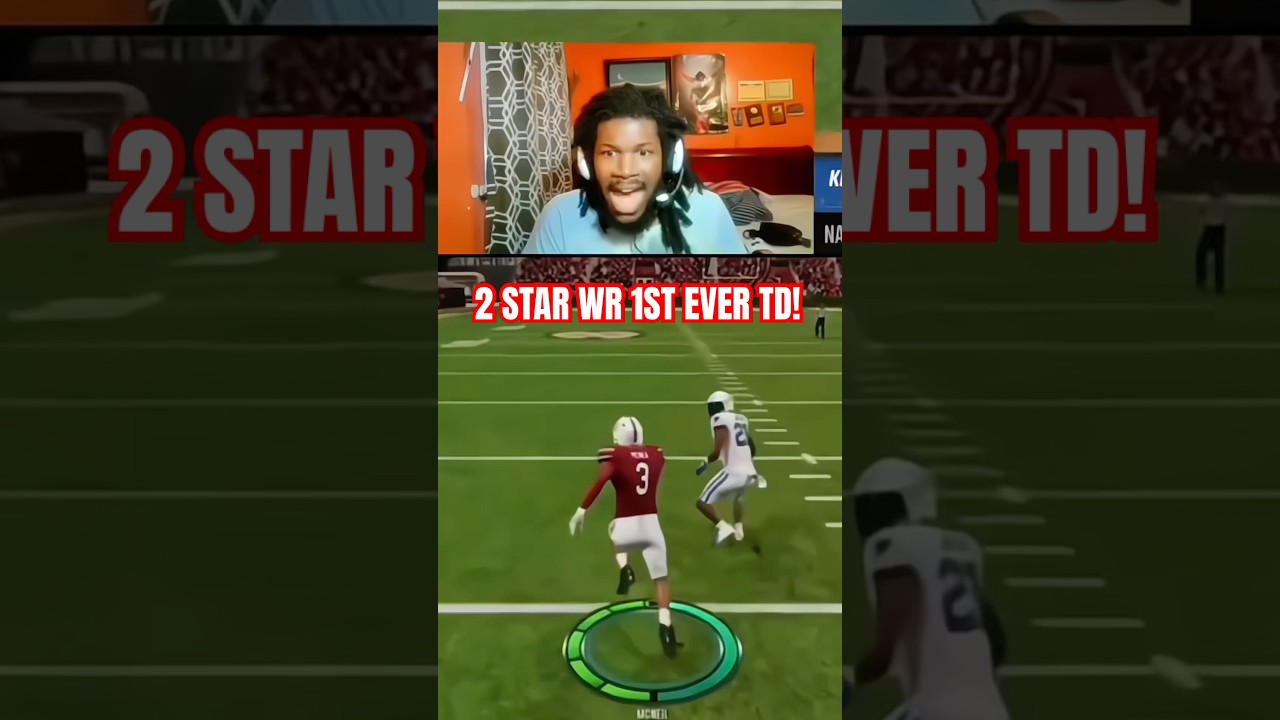 COLLEGE FOOTBALL 26 ROAD TO GLORY WR 1ST EVER TD #collegefootball26 #cfb26 #roadtoglory