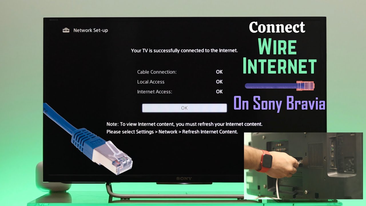 Jak podłączyć telewizor Sony Bravia do przewodowej sieci LAN! [Konfiguracja Ethernetu]