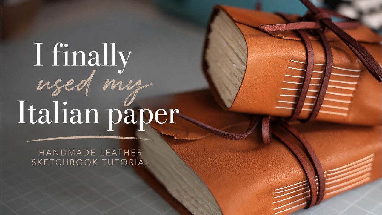 How I Make My Handmade Sketchbooks (Easy Artist Bookbinding)