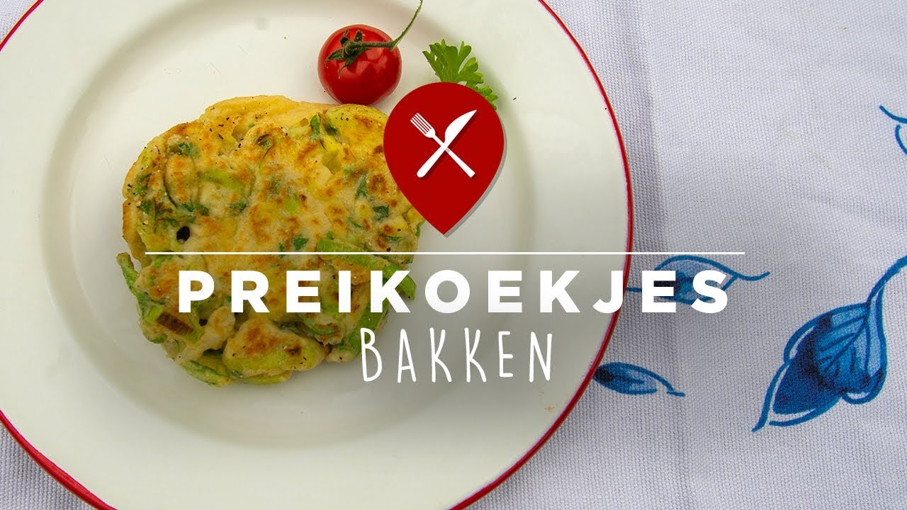 Hartige koekjes van prei