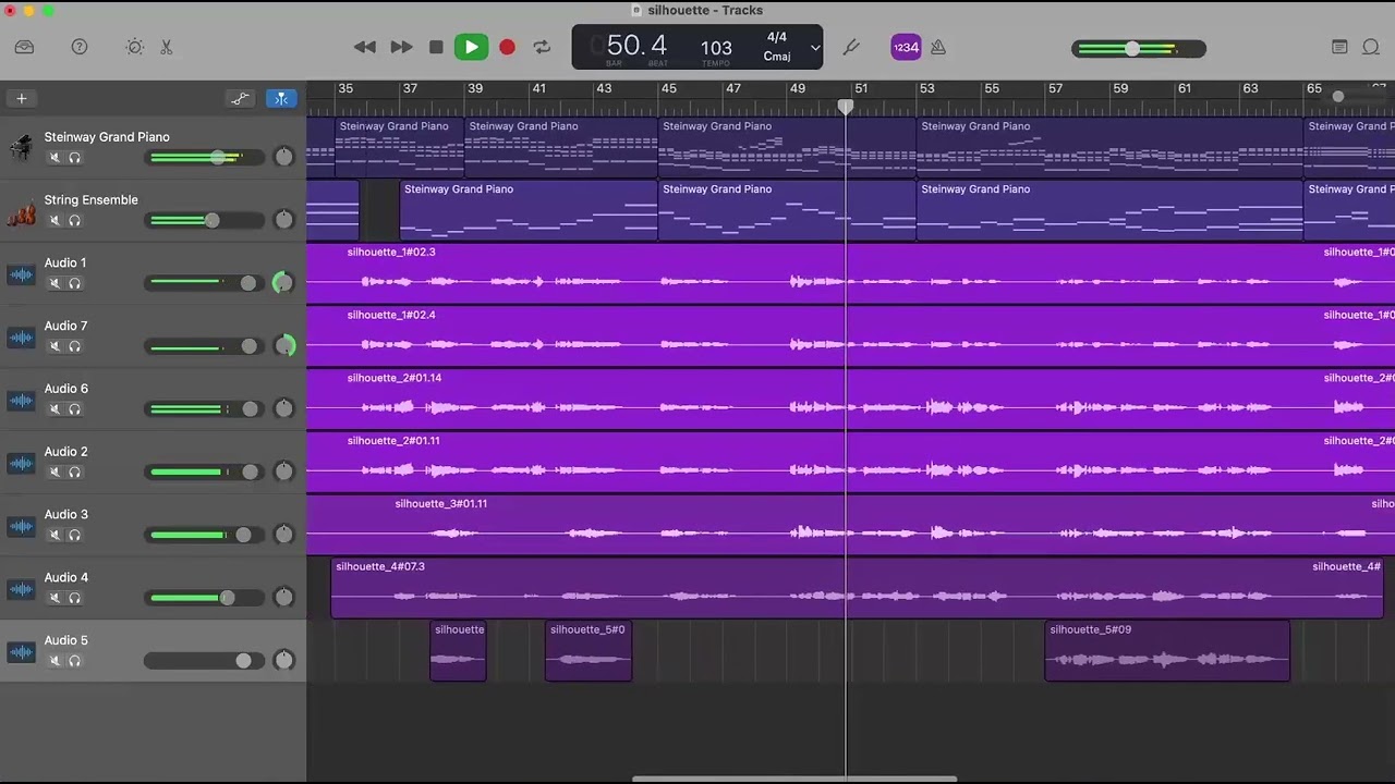 silhouette by sombr || cover by teaux